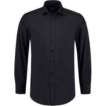 Tricorp 705008 Overhemd Stretch Slim Fit Zwart maat 42/5