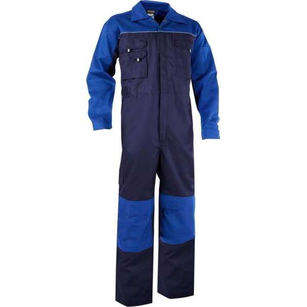Dassy Cannes overall met kniezakken Marineblauw/Korenblauw maat S Dassy Cannes overall met kniezakken Marineblauw/Korenblauw maat S