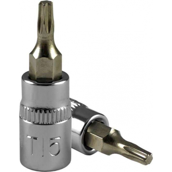 JBM Tools | SCHROEVENDRAAIER (BIT)DOPS, TORX, 9MM VERCHROOMDE JBM Tools | SCHROEVENDRAAIER (BIT)DOPS, TORX, 9MM VERCHROOMDE