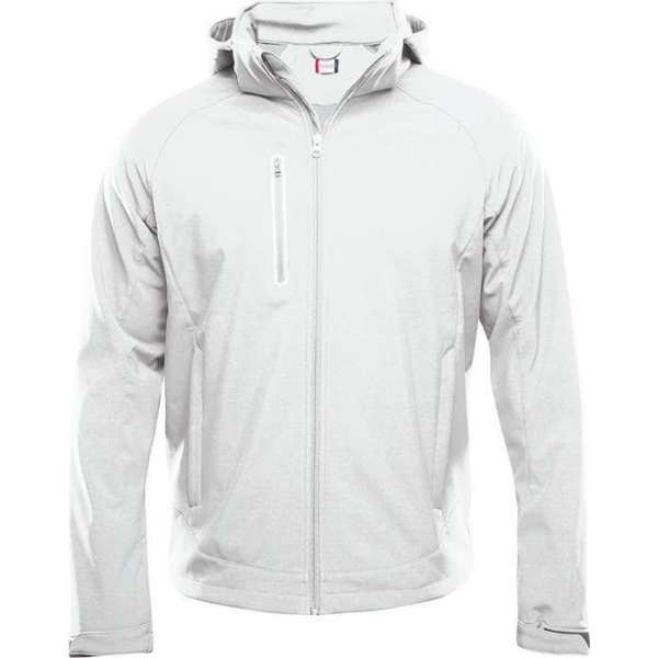 Clique Milford Softshell Wit maat S Clique Milford Softshell Wit maat S