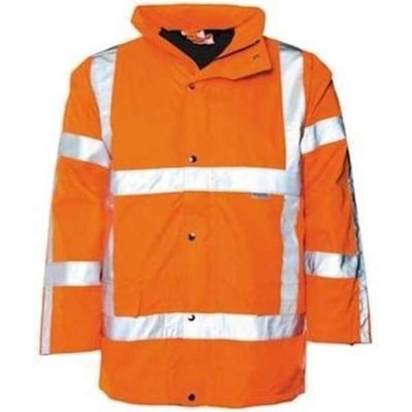 M-Wear parka 0986 Oxford nylon RWS fluo oranje maat XL M-Wear parka 0986 Oxford nylon RWS fluo oranje maat XL