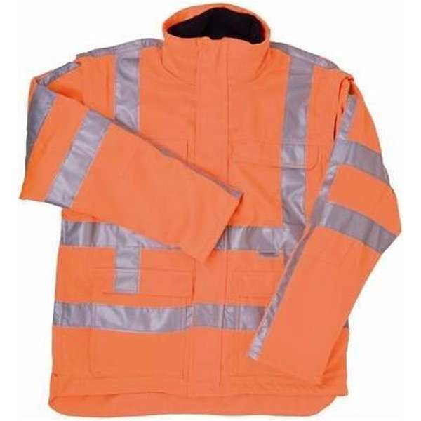 Safeworker RWS doorwerkjack beaver oranje maat XXL Safeworker RWS doorwerkjack beaver oranje maat XXL