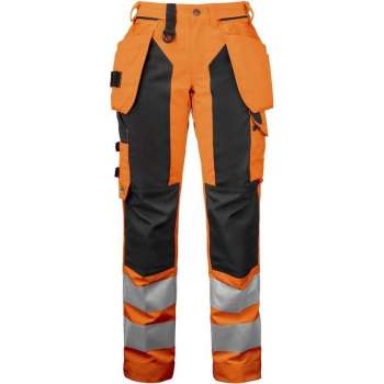 Projob 6519 Dames Werkbroek Oranje/Zwart maat 40