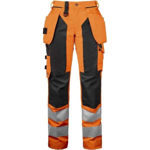 Projob 6519 Dames Werkbroek Oranje/Zwart maat 40