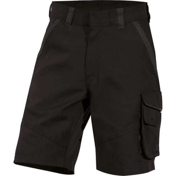 DASSY Smith DNA Canvas Korte Werkbroek Zwart/Grijs DASSY Smith DNA Canvas Korte Werkbroek Zwart/Grijs