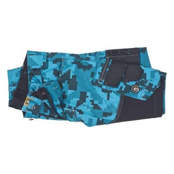 Neurum camouflage short petrol blauw maat 52 Neurum camouflage short petrol blauw maat 52