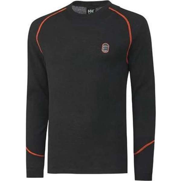 Helly Hansen Fakse LS Crew Neck M (990 Zwart) Helly Hansen Fakse LS Crew Neck M (990 Zwart)