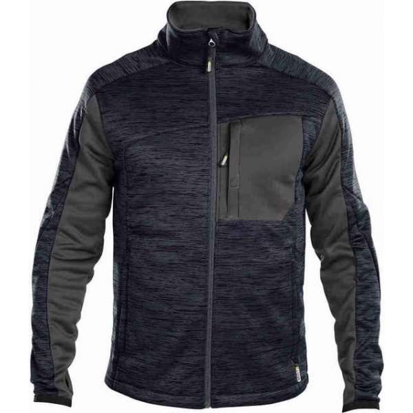 DASSY Convex D-Flex Fleece Werktrui met Rits Donkerblauw/Grijs DASSY Convex D-Flex Fleece Werktrui met Rits Donkerblauw/Grijs