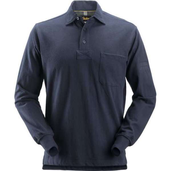 Snickers Rugby Shirt - Workwear - 2712 - Donkerblauw - maat L Snickers Rugby Shirt - Workwear - 2712 - Donkerblauw - maat L