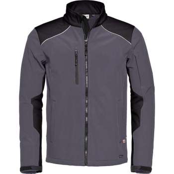 Contrasterend lichtgewicht jack, Kleur Black/White, Maat XXL