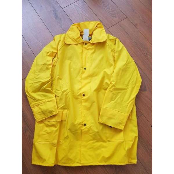 Vlamvertragende regen jas parka Seyntex Aircoatflex geel L Vlamvertragende regen jas parka Seyntex Aircoatflex geel L