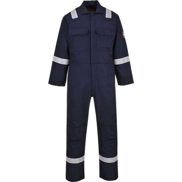 Overalls Vlamvertragend Antist. BIZWELD MarineblauwL Overalls Vlamvertragend Antist. BIZWELD MarineblauwL
