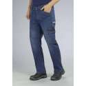 Power denim jeans, kleur blauwsteen, maat 56