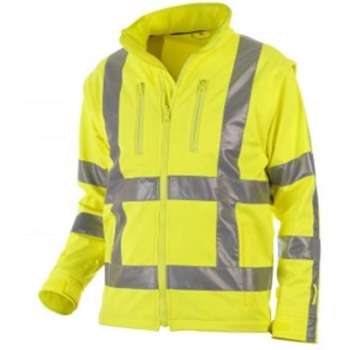 Hydrowear Softshelljas Fluor Geel Mt 2xl