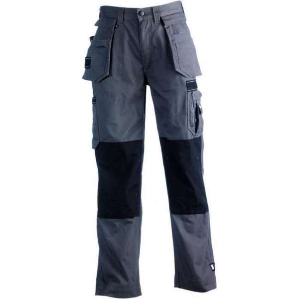 Herock HERCULES Werkbroek - Met kniestukken - Grijs/Zwart - NL:46 BE:40 Herock HERCULES Werkbroek - Met kniestukken - Grijs/Zwart - NL:46 BE:40