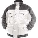 Dassy Profesional Workwear Beaver Winterjas - Tignes Wit/cementgrijs - Mt Xl