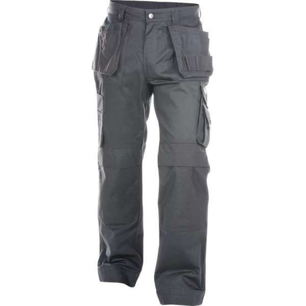 Dassy Oxford Holsterzakkenbroek met kniezakken 200444 (300 g/m2) - binnenbeenlengte Standaard (81-86 cm) - Cementgrijs - 50