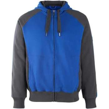 Mascot hoodie Wiesbaden koningsblauw/donkerblauw