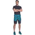 Neurum camouflage short petrol blauw maat 62