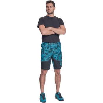 Neurum camouflage short petrol blauw maat 62