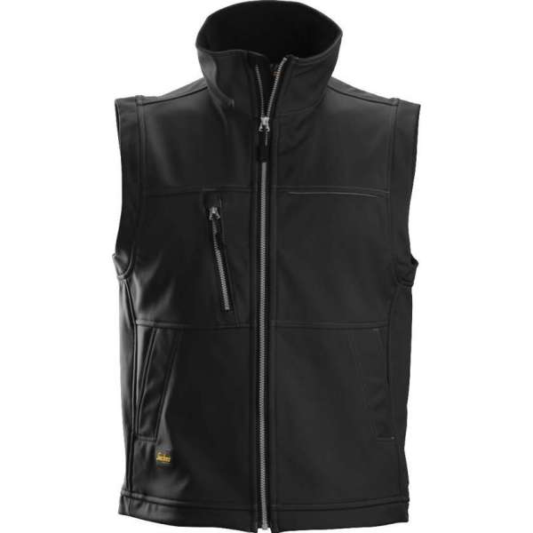 Snickers 4511 Soft Shell Vest-Zwart-XL Snickers 4511 Soft Shell Vest-Zwart-XL