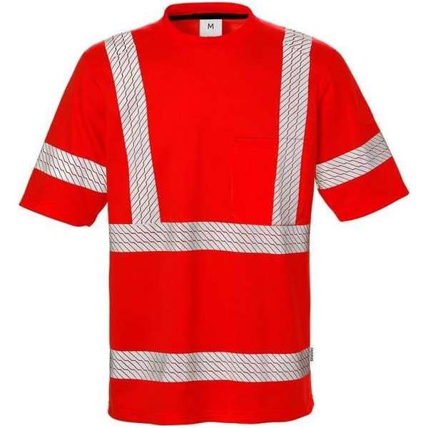 Fristads t-shirt 100973 fluorrood Fristads t-shirt 100973 fluorrood