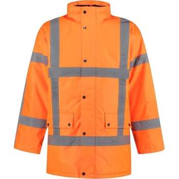 EM Traffic Parka High Visibility RWS Fluor Oranje - maat 5XL