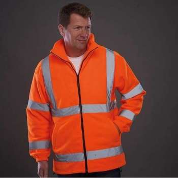 RWS fleece jack, S t/m 3XL L Oranje