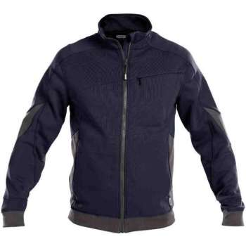 DASSY Velox D-Flex Werktrui met Rits Donkerblauw/Grijs