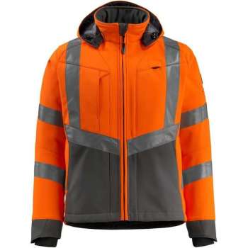 Mascot softshell Blackpool fluororanje/donkerantraciet