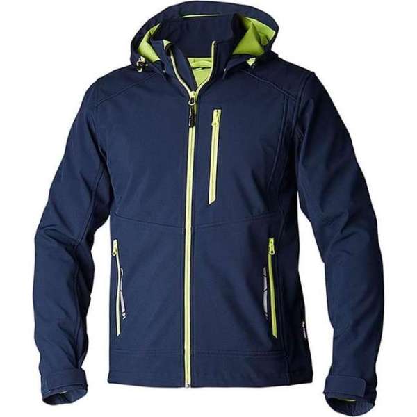 Top Swede 351 Softshell met Capuchon-Navy-M Top Swede 351 Softshell met Capuchon-Navy-M