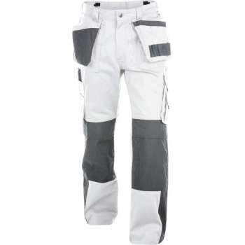 DASSY Seattle Schilders Werkbroek Wit/Grijs