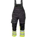 Amerikaanse breteloverall Knoxfield Signalisatie HV fluor antraciet/geel, maat 58 - EN471