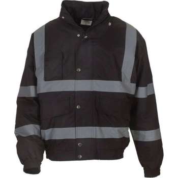 RWS classic bomber jas, S t/m 5XL 4XL Zwart