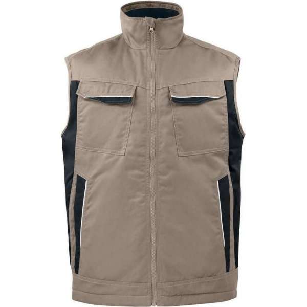 Projob Bodywarmer 645704 Kaki - Maat XL Projob Bodywarmer 645704 Kaki - Maat XL