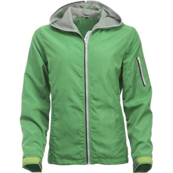 Seabrook stoer ribstop damesjack grasgroen m Seabrook stoer ribstop damesjack grasgroen m