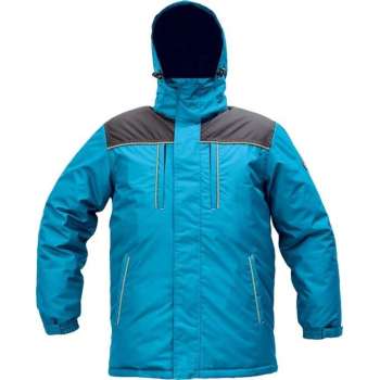 Cerva Cremorne winterjas / winterparka petrol blue maat L