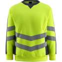 Mascot sweatshirt Wigton fluorgeel/donkermarine