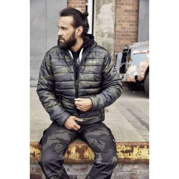 Uncle Sam WORKWEAR Gewatteerde jas camouflagepatroon maat XL Uncle Sam WORKWEAR Gewatteerde jas camouflagepatroon maat XL