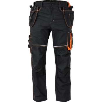 Knoxfield Worker / werkbroek 320 antraciet/oranje, maat 48
