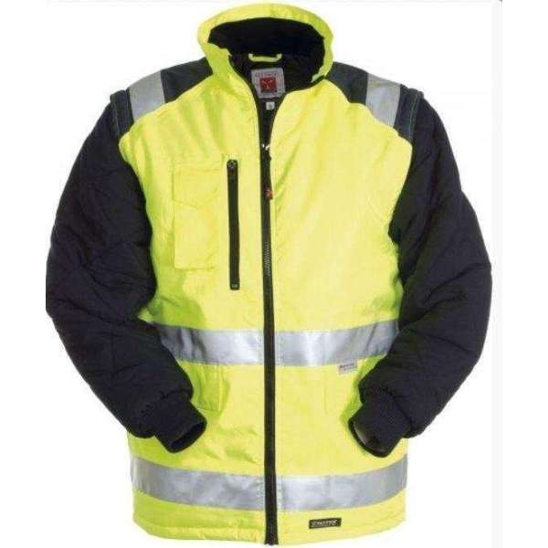 Payper Hiway Jas Fluorescerend Geel/Marineblauw Payper Hiway Jas Fluorescerend Geel/Marineblauw