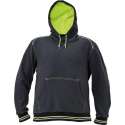 Hooded sweater Knoxfield antraciet/geel XL