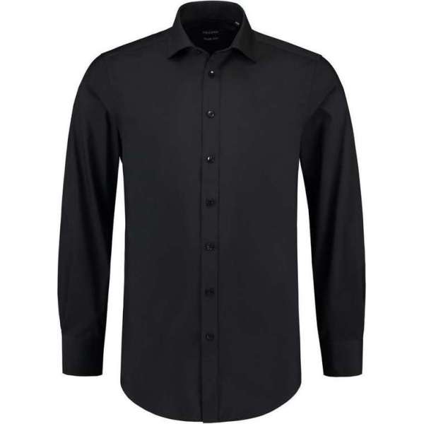 Tricorp 705008 Overhemd Stretch Slim Fit Zwart maat 42/7 Tricorp 705008 Overhemd Stretch Slim Fit Zwart maat 42/7