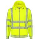 Santino Vermont Hoodi vest (270gr/m2) - Fluor geel | Grijs - 4XL
