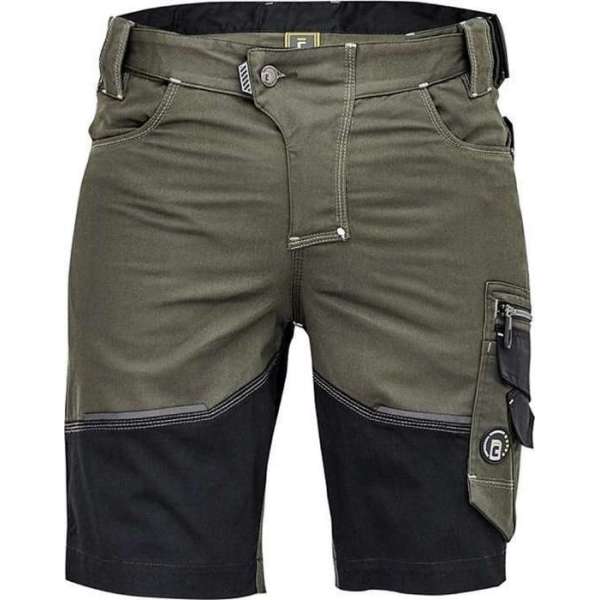 Cerva Neurum Classic korte werkbroek/short dark olive maat 62 Cerva Neurum Classic korte werkbroek/short dark olive maat 62
