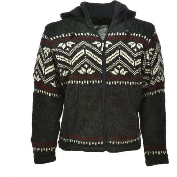 Pure Wool herenvest WJK-1314 Antraciet - antraciet - XL Pure Wool herenvest WJK-1314 Antraciet - antraciet - XL