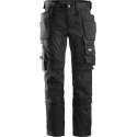 Snickers werkbroek - met holsterzakken - stretch - 6241 - zwart - maat 56