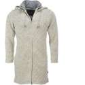 Pure Wool damesvest lang WJK-1709 Ecru - ecru - XS