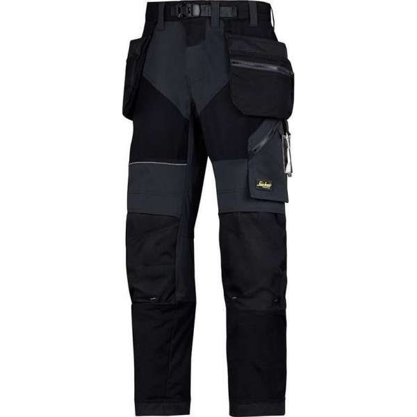 Snickers FlexiWork broek met holsterzak zwart maat XXL taille 56 W40 Snickers FlexiWork broek met holsterzak zwart maat XXL taille 56 W40
