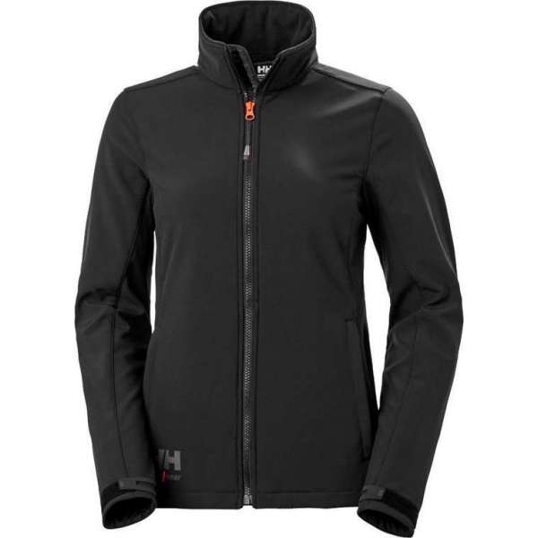 Helly Hansen Women Luna Softshell Jacket 74240 - Vrouwen - Zwart - M Helly Hansen Women Luna Softshell Jacket 74240 - Vrouwen - Zwart - M